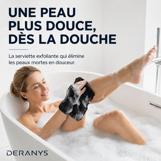 Exfoliating towel