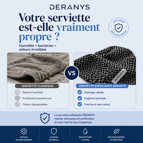 Serviette exfoliante
