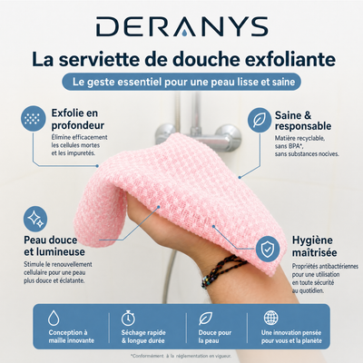 Exfoliating towel