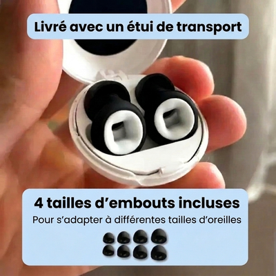 SilentRide - Bouchons d'Oreilles Moto - 27 dB